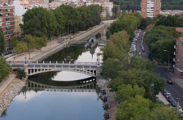 Manzanares River Madrid from Teleferico by spencer77