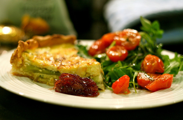 Onion tart by Kirsten Loza on Flickr