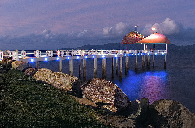 Townsville Strand at Night by Rob Bruce on Flickr