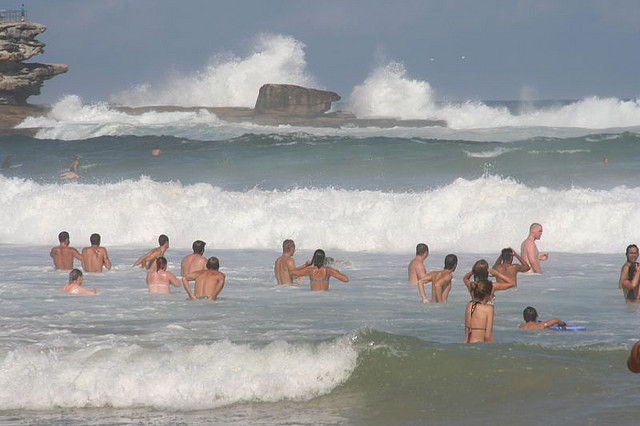 Waves at Bondi Beach by Rob Chandler on Flickr